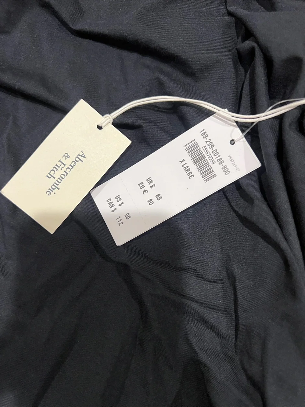 Abercrombie Classy Sleeveless Black Maxi Dress XL